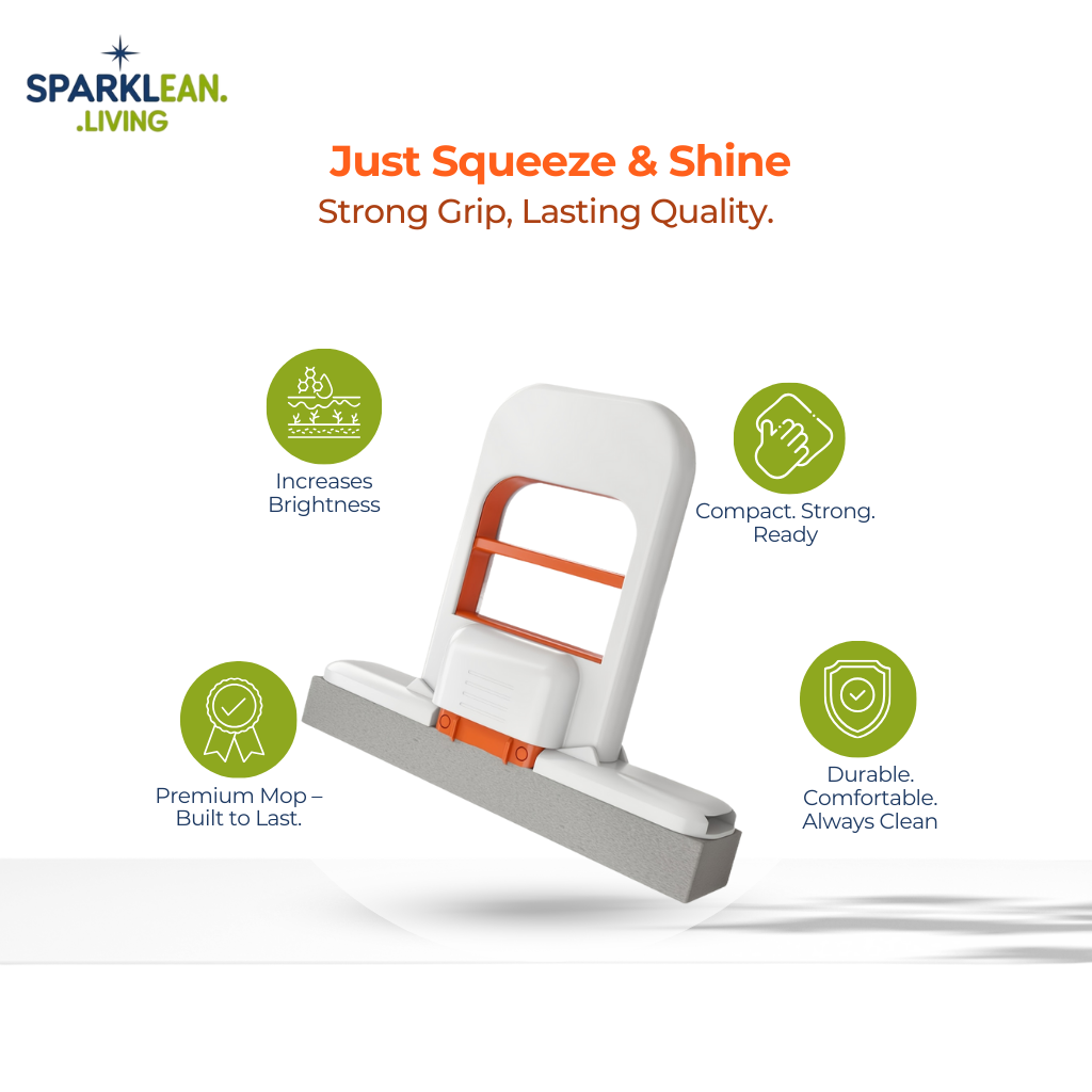 Mini Foldable Mop – Portable, Durable & Hands-Free Cleaning